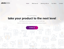 Tablet Screenshot of javasign.net